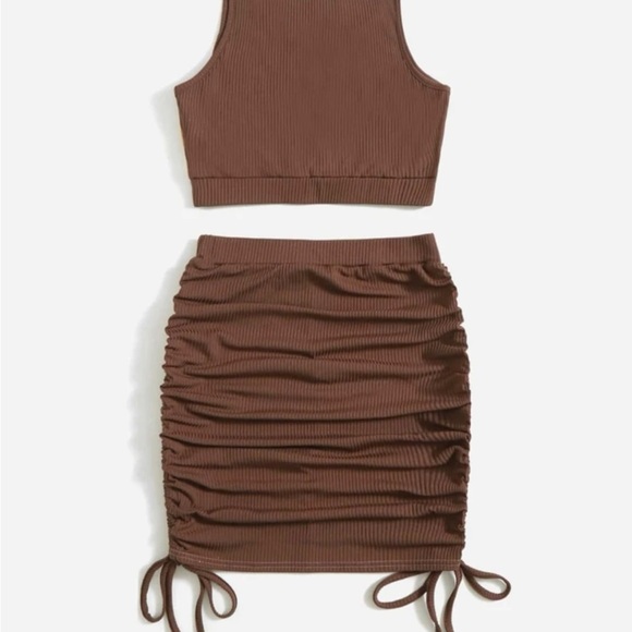 Brown Colorblock Set - Picture 3 of 3